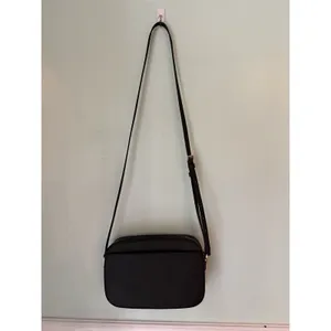 Michael Kors Jet Set Saffiano Leather Crossbody Bag‎ - black Large (35T1STTC9L thumbnail 3