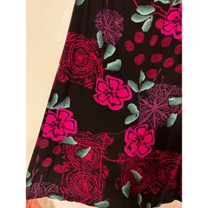 California Krush Womens Floral Mandala 2 Piece Set Black Magenta Rayon Small thumbnail 7