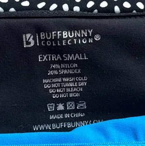 Buffbunny Collection Rosa Sports Bra XS Black Padded Wireless Active thumbnail 3