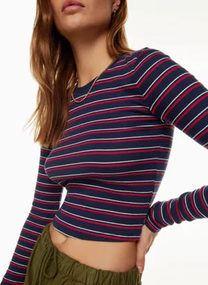 Aritzia TNA Ribbed Cropped Long sleeve thumbnail 3