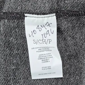 Cabi 3650 Put‎ on Sweatshirt Gray Long Sleeve Knit Dress Mini Casual S thumbnail 4