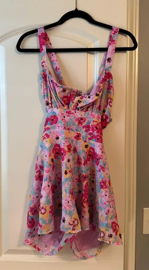 Showpo Strappy Floral Romper thumbnail 1