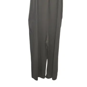 Olive Green Spaghetti Strap Jumpsuit XL V-neck V-back Pockets thumbnail 3