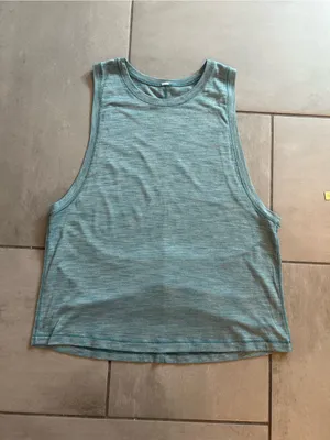 Lululemon Cardio Squad Tank II in Heathered Desert Teal thumbnail 2