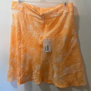Free People Martine Peach Combo Flirt Skirt thumbnail 8