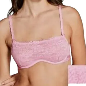 PINK Victoria’s Secret medium Wink unlined lace scoop bra BC3 3212 thumbnail 2