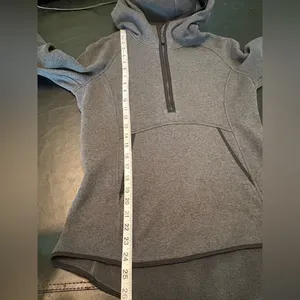 Lululemon 1/4 Zip Charcoal hoodie with Pockets thumbnail 12