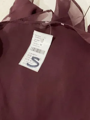 Jaded London Cape Top in Plum US 4/ UK 8 Womens Blouse Sheer thumbnail 10
