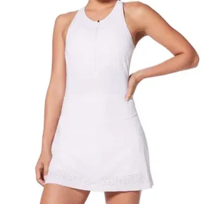 Lululemon Perf-ect Your Pace Dress White Size 8 Dress Skort Pickleball Tennis thumbnail 3