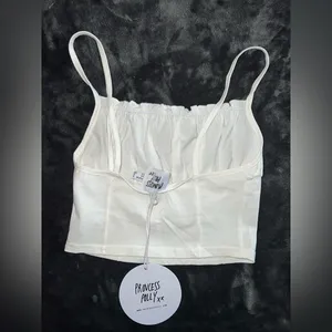 Princess Polly Tilly Top Off White Size 0 New with tag thumbnail 10