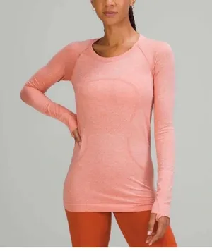 lululemon athletica Peach Long Sleeve Tee thumbnail 1