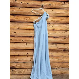 NWOT Mac Duggal 2304 Blue One Shoulder Mermaid Gown With 3D Flower Size 8 thumbnail 10