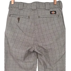 Dickies Womens Brown Glen Plaid Wide Leg Trouser Pants Size 0R Preppy Grunge thumbnail 8