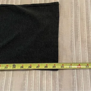 Betabrand Classic Dress Pant Bootcut Pull On Yoga Pant in Charcoal Grey Medium thumbnail 10