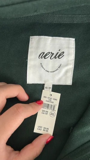 Aerie Quarter-Zip Pullover Sherpa thumbnail 5