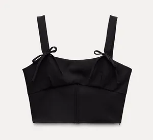 ZARA Bow Corset Top thumbnail 6