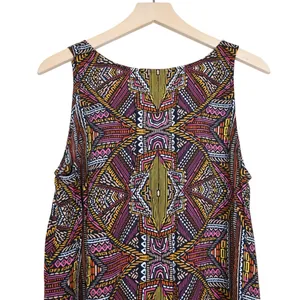 Two by Vince Camuto Women's M Geometric Boho Pattern Maxi Dress thumbnail 4