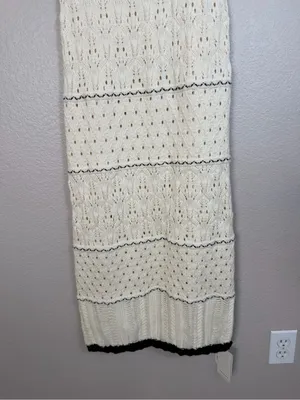 Commense Paros Crochet Eyelet See Through Midi Dress size XS NEW $50 thumbnail 9