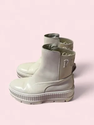 Puma Cream Platform Chelsea Ankle Boots thumbnail 4