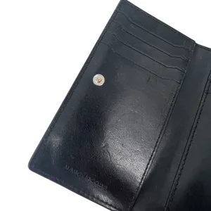 Marc Jacobs Medium Flat‎ Black Leather Zip Card Wallet thumbnail 10