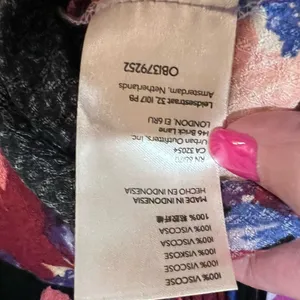 Free People Bunch A Brunch Tunic‎ Top Dress Black Motif Pink Purple Floral Small thumbnail 17