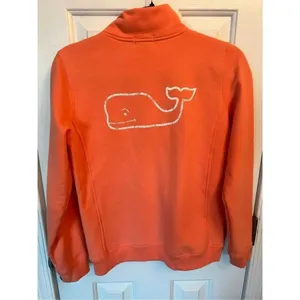 Vineyard Vines Size x Small tangerine colored sweats warm winter sweatshirt thumbnail 3