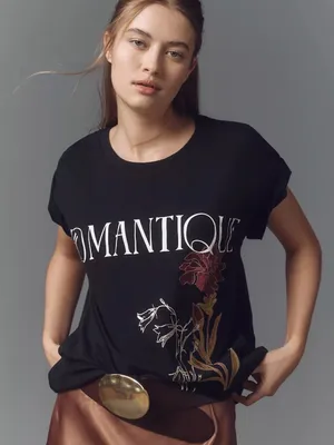anthropology, boyfriend, romantique tee thumbnail 3