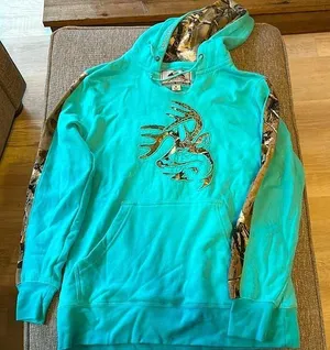 Legendary Whitetails hoodie, women’s small Blue thumbnail 1