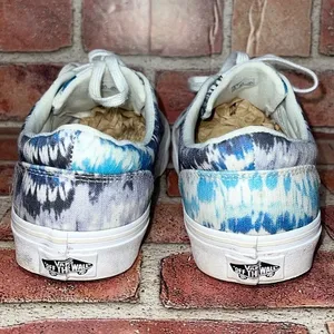 Pre-Owned Vans Doheny Blue Tie Dye Casual Skate Shoes Sneakers Size 8 508731 thumbnail 5