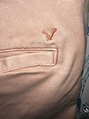 American Eagle Outfitters Pink Tan Denim Shorts thumbnail 3