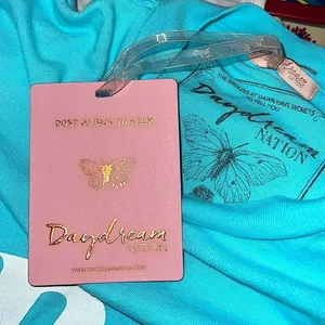 Daydream Nation Size XS/S Oversized w Cropped Fit “Angel” Statement T-shirt NWT thumbnail 3