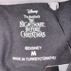 Primark Black and White Nightmare Before Christmas Jack Skellington T-Shirt thumbnail 4