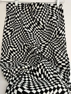Garage Flair Leg Black & White Leggings thumbnail 3