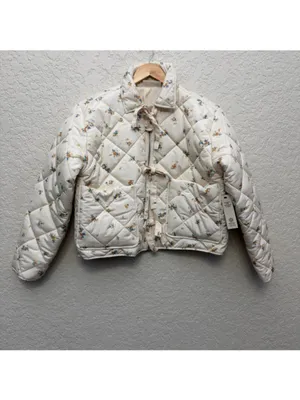 No Boundaries Quilted Bow Jacket Size Large thumbnail 3