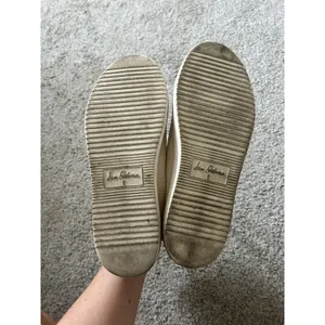 Pippy Snakeskin-Embossed Leather Platform Sneakers Sam Edelman Sz‎ 8 thumbnail 8