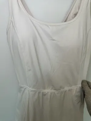 Halara Athletic Dress Size L White Scoop Neck Built-In Shorts thumbnail 4