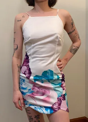 Xinyan Floral Dress thumbnail 1