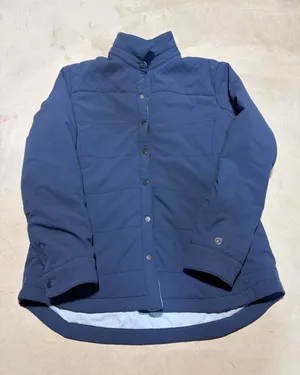 Kuhl aurora shirtjak Navy Blue Quilted Snap-Front Jacket medium thumbnail 1