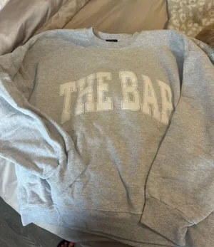 The Bar Sweatshirt Heather Grey thumbnail 1