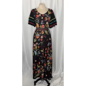 NWT!! Anthropologie ALDOMARTINS Catalonia Floral Paisley Maxi Dress Medium‎ thumbnail 2