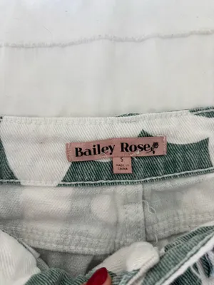 Bailey rose floral jeans Green thumbnail 3
