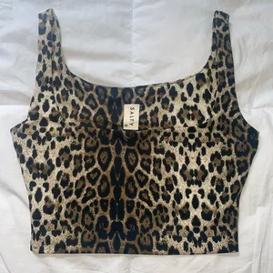 Cheetah Print Crop Top Multi Size XS thumbnail 1