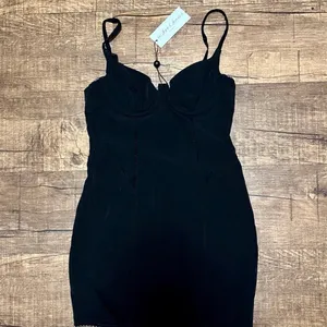 NWT For Love And Lemons Perfect Black Dress thumbnail 4