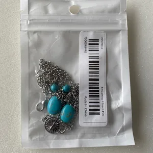 Boho turquoise decor‎ layered anklet One piece Faux fashion jewelry thumbnail 8