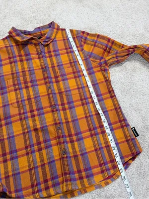Cotopxi Women’s Mero Organic Cotton Flannel Shirt Longsleeve in Plaid M thumbnail 13
