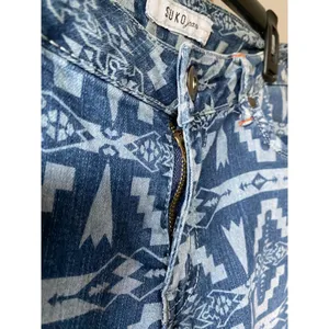 Suko Tribal‎ Patterned Skinny Jeans Denim Boho Indie Aztec Roadrunner Festival 6 thumbnail 6
