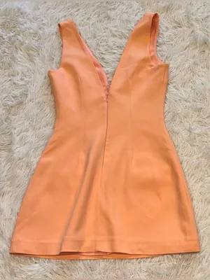 NEW House of CB Olympia Deep V neck sleeveless mini Dress sz Medium thumbnail 5
