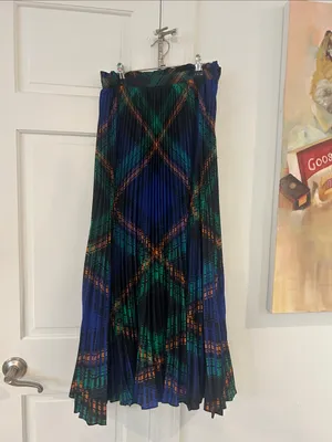 Anthropologie Maeve Isobel Pleated Skirt. SZ S NWOT thumbnail 2