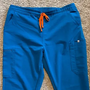 Figs Women's Alps Blue Yola‎ Skinny Straight Leg Scrub Pants Large thumbnail 4