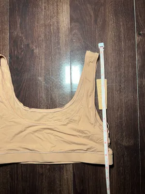 NWT Skims Jelly Sheer Scoop Neck Bralette in Sienna thumbnail 6